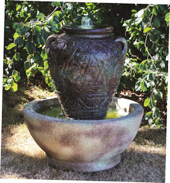 Fountains Turkish Urns vases garden ornamental outdoor cement stone
